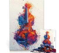 Puzzle Symphonie Vibrante pour Adolescents 1000 Pièces Entraînement de la Réflexion Loisirs Calmes Coupe Uniforme Cadeau de Noël Unique (50x75cm)