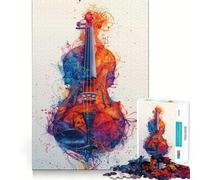 Puzzle Symphonie Vibrante pour Adultes 1000 Pièces Jeu de Mémoire Assemblage Solide et Sécurisé Jeu de Connexions Significatif (50x75cm)