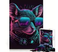 Puzzle Synth Mouse 1000 pièces pour Adultes Stimule la mémoire Temps de détente Assemblage d'image Pièce d'art 38x26cm