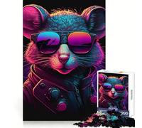 Puzzle Synth Mouse pour Adolescents, 1000 pièces, pour stimuler la mémoire, activité à la Maison, Motif à Assembler, 38x52cm