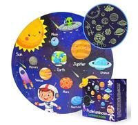 Puzzle Système Solaire Enfant 4 à 8 Ans - Puzzle Éducatif Lumineux 70 Pièces - Jouet Espace et Planètes - Jeu Éducatif sans Écran - Cadeau Original Filles et Garçons