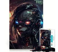 Puzzle T 1000 Robot Girl pour Adolescents, 1000 pièces, Jouet d'entraînement cérébral, Assemblage d'images Simple et Amusant, Cadeau précieux 50x75cm