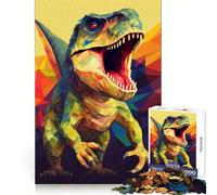 Puzzle T-Rex Rugissant en colère, 1000 pièces, pour Adultes, Stimulation Cognitive, évasion paisible, découpe Nette, Cadeau saisonnier (50x75cm)