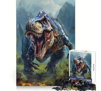 Puzzle T-Rex Rugissant pour Adolescents, 1000 pièces, Jeu de réflexion, Divertissement Doux, Design à Assembler, Cadeau de qualité supérieure (50x75cm)