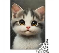 Puzzle Tabby 1000 pièces pour adultes et adolescents, puzzle en papier, jeu éducatif, défi, jouet, 1000 pièces (38 x 26 cm)