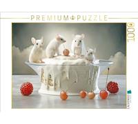 Puzzle · Table à Dessert | Le grignotage des souris · 1000 pièces · Format assemblé 64 × 48 cm · CALVENDO Puzzle