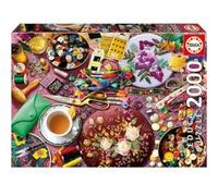 Puzzle - Table de couture à l'heure du thé - 2000 pièces - Dès 14 ans - 96x68cm - Educa G