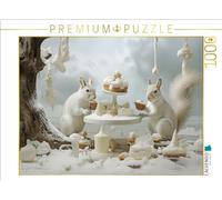 Puzzle · Tableau des Desserts | Des é uils se régalent sans gêne sous un arbre · 1000 pièces · Format assemblé 64 × 48 cm · CALVENDO Puzzle