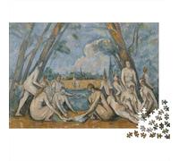 Puzzle Tableaux célèbres du Monde 1000 Pièces, Paul Cezanne Puzzles en Bois, Museums Puzzle Impossible, Casse-tête Peinture, pour Adolescents Et Adultes