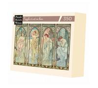 Puzzle Tableaux et peintures - PUZZLE MICHELE WILSON - Les Heures du Jour - 350 pièces en bois
