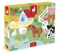 Puzzle tactile les animaux de la ferme 20 pcs multicolore TU