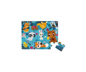Puzzle Tactile Géant : Les Animaux de la Forêt pour Enfants