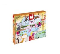 Janod Tactile Puzzle puzzle ZOO 2 y+ 20 pcs