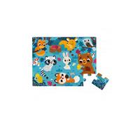 Puzzle Tactile Les Animaux De La Forêt 20 Pièces - Janod