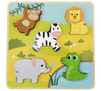 Puzzle tactile Savane (5 pièces)