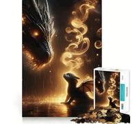 Puzzle Tairn et Andarna de 1000 pièces pour Adultes, Jeu intellectuel et Relaxant, pièce d'art de qualité 50x75cm