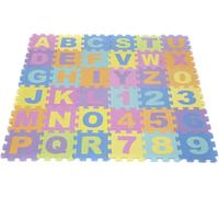 Puzzle Tapis Mousse Bébé,36 Pièces,Tapis De Jeu Pour Enfants,En Eva Antidérapant,Non Toxique,Avec Lettres Et Chiffres,Certifié Ce,Multicolore (36 Pièces (Couleur))