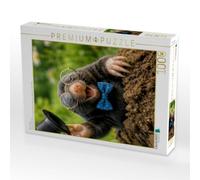 Puzzle · Tata - Fasching | Ein Maulwurf grüßt mit Charme · ein eleganter Moment zwischen… · 1000 pièces · Format assemblé 64 × 48 cm · CALVENDO Puzzle