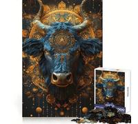 Puzzle Taureau I pour Adolescents, 1000 pièces, stimule la mémoire, Passe-Temps, Bords Nets, Joli Cadeau 38x52cm