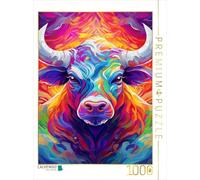 Puzzle · Taureau/Taurus | Disposition des étoiles et imagination humaine · 1000 pièces · Format assemblé 64 × 48 cm · CALVENDO Puzzle