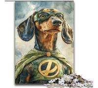 Puzzle Teckel Héros 2000 pièces pour Adultes et Adolescents, défi d'intelligence cérébrale, Jouets addictifs pour la décoration de la Maison (70x100cm)