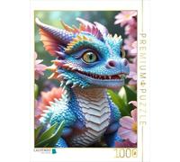 Puzzle · Tempête de Fleurs | Des dragons enchantés : Petits miracles · 1000 pièces · Format assemblé 64 × 48 cm · CALVENDO Puzzle