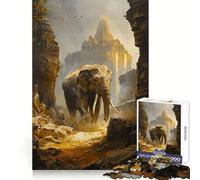 Puzzle Temple Guardian 1000 pièces pour Adolescents, Jeu de réflexion et d'évasion, 38x52cm