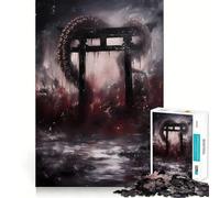 Puzzle Tentacle Torii Gate pour Adolescents, 1000 pièces, activité à la Maison pour stimuler la mémoire, Motif à Assembler, 38x52cm