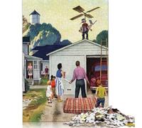 Puzzle Tentative de Voler, Images Personnalisables, Puzzle en Carton 100% Recyclé pour Adultes, Cadeau de Noël Unique, 1000 Pièces (75x50cm)