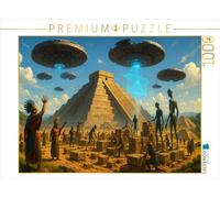 Puzzle · Teotihuacán - Les Drones des Dieux à l'œuvre | L'énigme de l'architecture · 1000 pièces · Format assemblé 64 × 48 cm · CALVENDO Puzzle