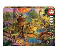 Puzzle Terre de Dinosaures - Educa - 1000 pièces - Animaux - Adulte