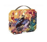 Janod – Puzzle enfant Terre de Dragons – 54 pièces – Motricité fine – Valisette – FSC – Dès 5 ans