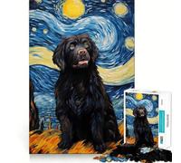 Puzzle Terre-Neuve pour Adultes, 1000 pièces, Jeu de réflexion Relaxant, Bords Nets, Collection Artistique (38x26cm)