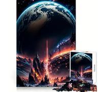Puzzle Terre Volcan pour Adultes, 1000 pièces, Exercice de raisonnement, Loisirs paisibles, Cadeau saisonnier idéal (38x26cm)