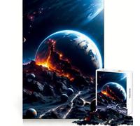 Puzzle Terrestre Collision pour Adultes, 1000 pièces, stimule la mémoire, apaise et divertit, découpe de qualité supérieure, Cadeau attentionné 38x26cm