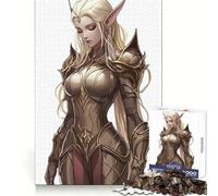 Puzzle Tessia Eralith en Armure, 1000 pièces, pour Adolescents améliore la mémoire, se détend et s’Amuse Bords Nets, Cadeau Unique 38x26cm