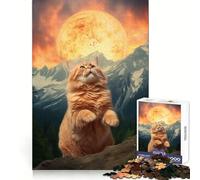 Puzzle Teton CatxPizza Sun 1000 pièces pour Adultes Jeu Intelligent et d'intérieur Découpe précise 38x26cm