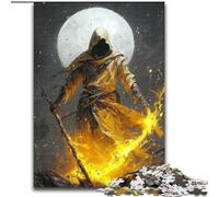 Puzzle The Dark Knight 1000 pièces pour Adultes, Jeu Stimulant et Collection d'artistes pour Toute la Famille, Beaux-Arts à partir de 14 Ans (26x38cm)