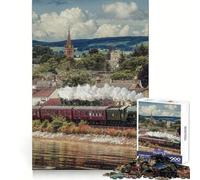Puzzle The Flying Scotsman pour Adultes, 1000 pièces, difficulté élevée, renforce la mémoire, soulage Le Stress, Bords de qualité supérieure, œuvre d'art 50x75cm