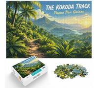 Puzzle The Kokoda Track, Papua New Guinea 1000pcs (52x38cm) pour Adultes | Pour le plaisir d'un puzzle classique : ce puzzle adulte 1000 pièces convient aux amateurs de puzzles patients.