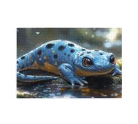 Puzzle The Little Blue Lizard de 1000 pièces en bois pour adultes, cadeaux pour adultes, décoration d'intérieur