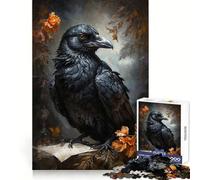 Puzzle The Raven Scholar pour Adultes, 1000 pièces, Jouet Intelligent, Lien Familial, découpe précise, Cadeau saisonnier 38x26cm