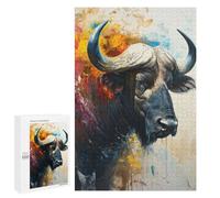 Puzzle The Sacred Water Buffalo, 1000 PCS, Activité Créative À La Maison, comme Présent Festif pour Amateurs De Puzzles, pour Les Fêtes