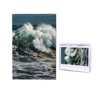 Puzzle The Sea Waves pour adultes de 1000 pièces, puzzle en bois à partir de photos, puzzles stimulants parfaits pour les soirées de jeux, décoration de la maison, cadeau pour les vacances et les