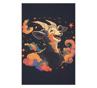 Puzzle The Toothless Goat Laugh pour Adultes, Format 1000 PCS