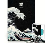 Puzzle The Wave Japan pour Adultes, 1000 pièces, Jouet Intelligent et décoratif Mural 38x26cm