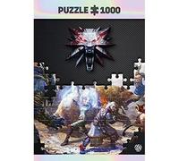 Puzzle The Witcher 3: Wild Hunt - Geralt & Triss en bataille - 1000 pièces - Good Loot