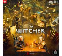 The Witcher - Puzzle Playing Gwent (1000 pièces) Vert