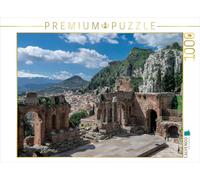 Puzzle · Théâtre Grec avec l'Etna en arrière-Plan, Taormine | 1000 pièces · Format assemblé 64 × 48 cm · CALVENDO Puzzle