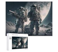Puzzle Thématique Astronauts on Lunar Mission pour Adultes, Format 500 PCS
